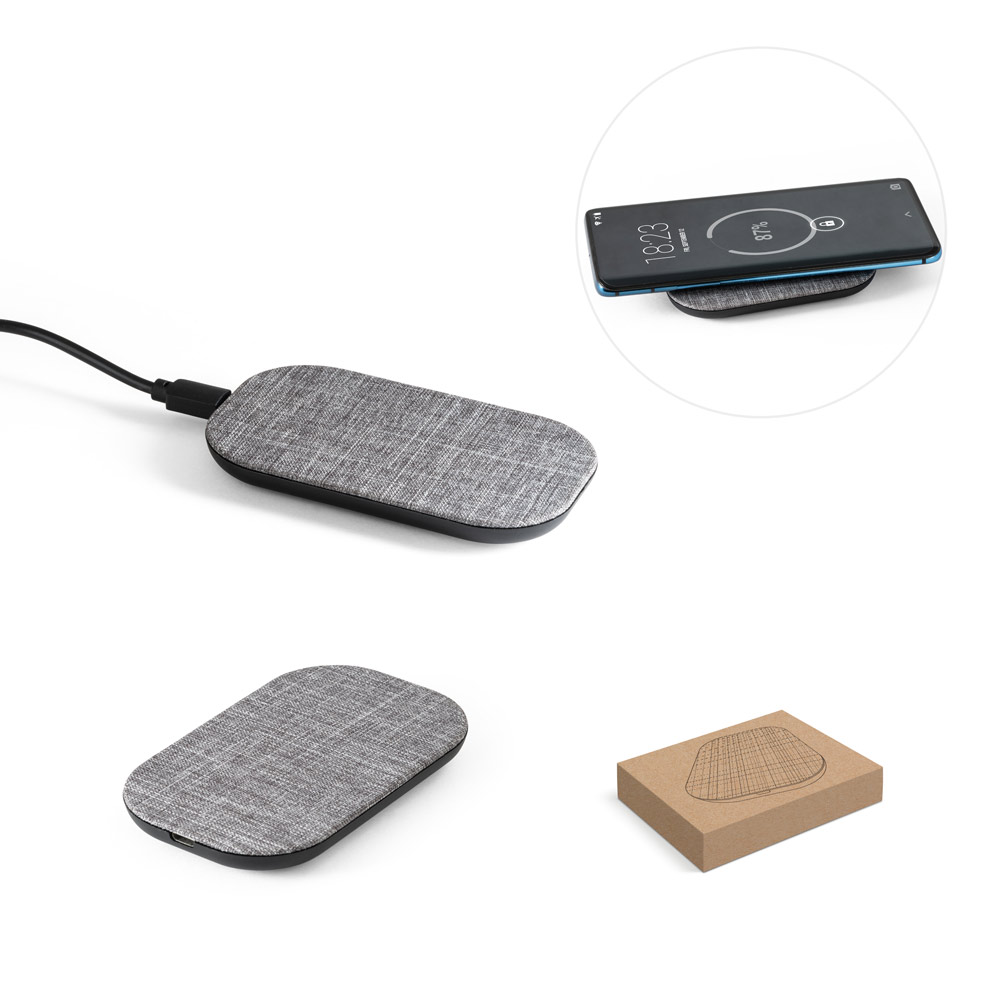 100% rPET Wireless Charger - Nether Stowey - Yeldersley