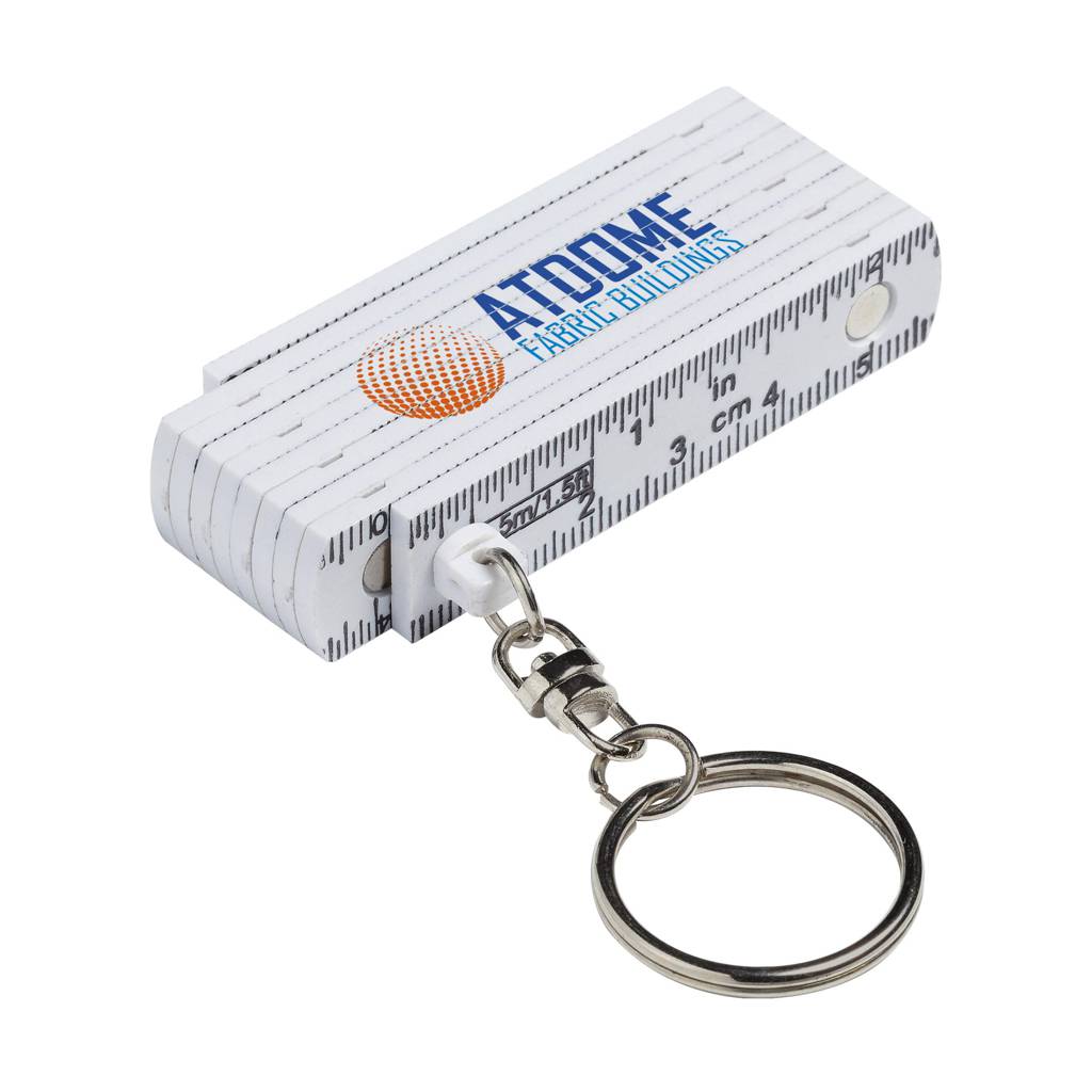 Fibreglass Mini Ruler Key Ring - Rodmarton