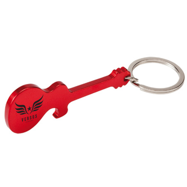 Aluminum Guitar Keychain - Hertfordshire - Verwood