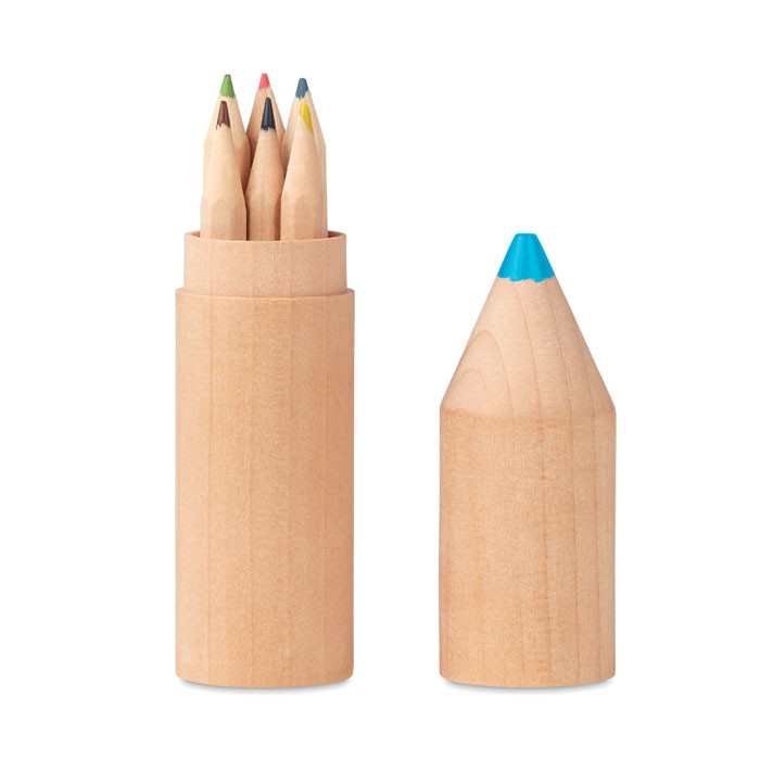 Wooden Pencil Set with Pencil Shaped Box - Ashby-de-la-Zouch