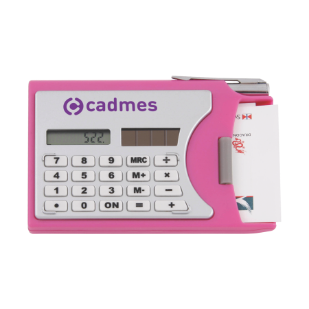 Plastic Calculator with Business Card Holder - Inglesham