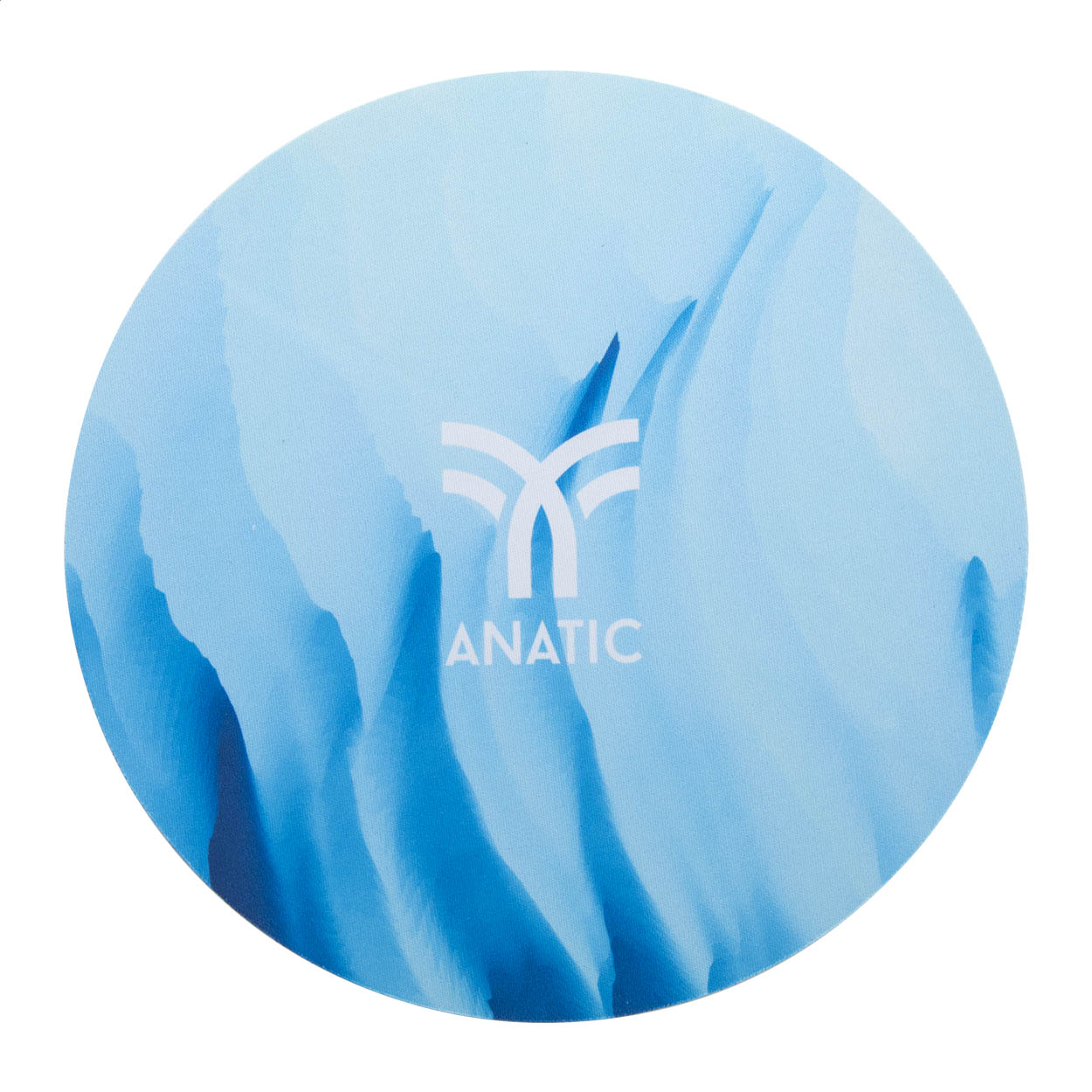 Suborond rundes Sublimations-Mauspad aus Polyester mit Gummiboden bedrucken mit Logo