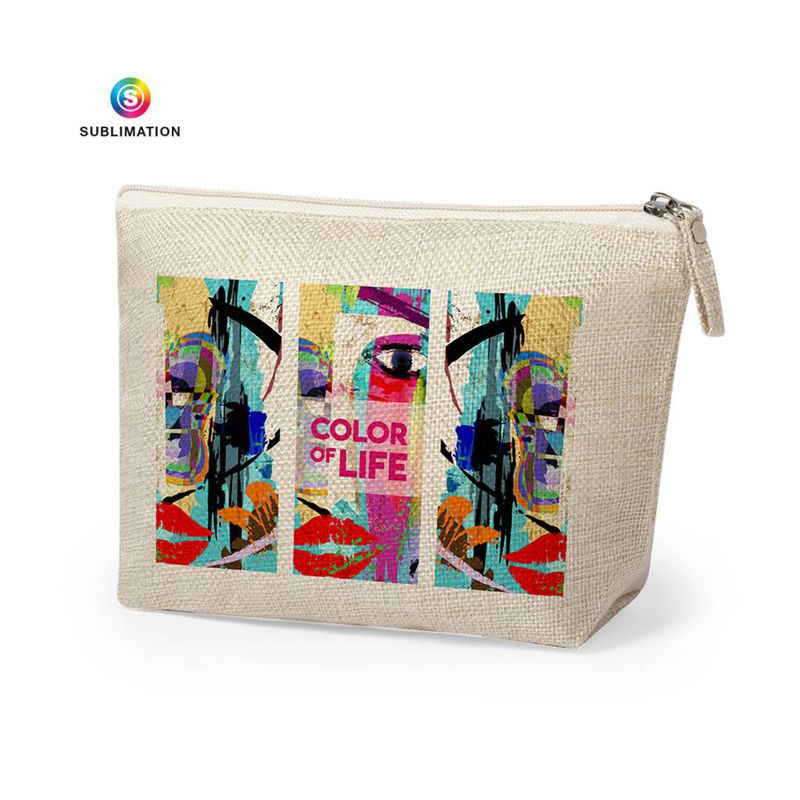 A beauty bag inspired by nature, created using sublimation - Hunstanton