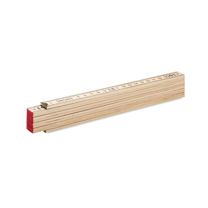 2-Metre Folding Carpenter's Ruler made of Birch Wood - Sandford Orcas