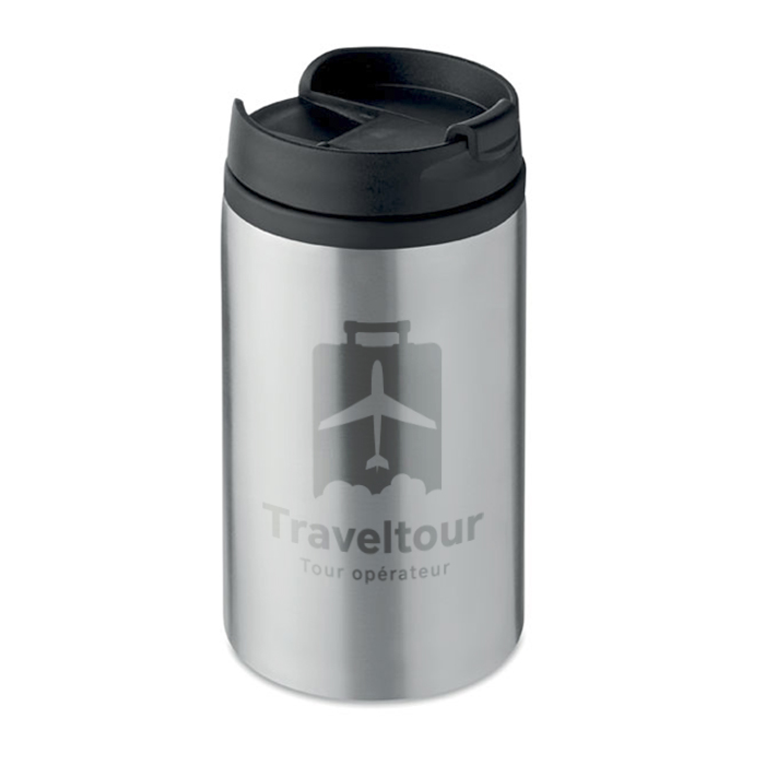 Cup made of double-walled stainless steel with a leak-proof feature 250ml - Mortimer