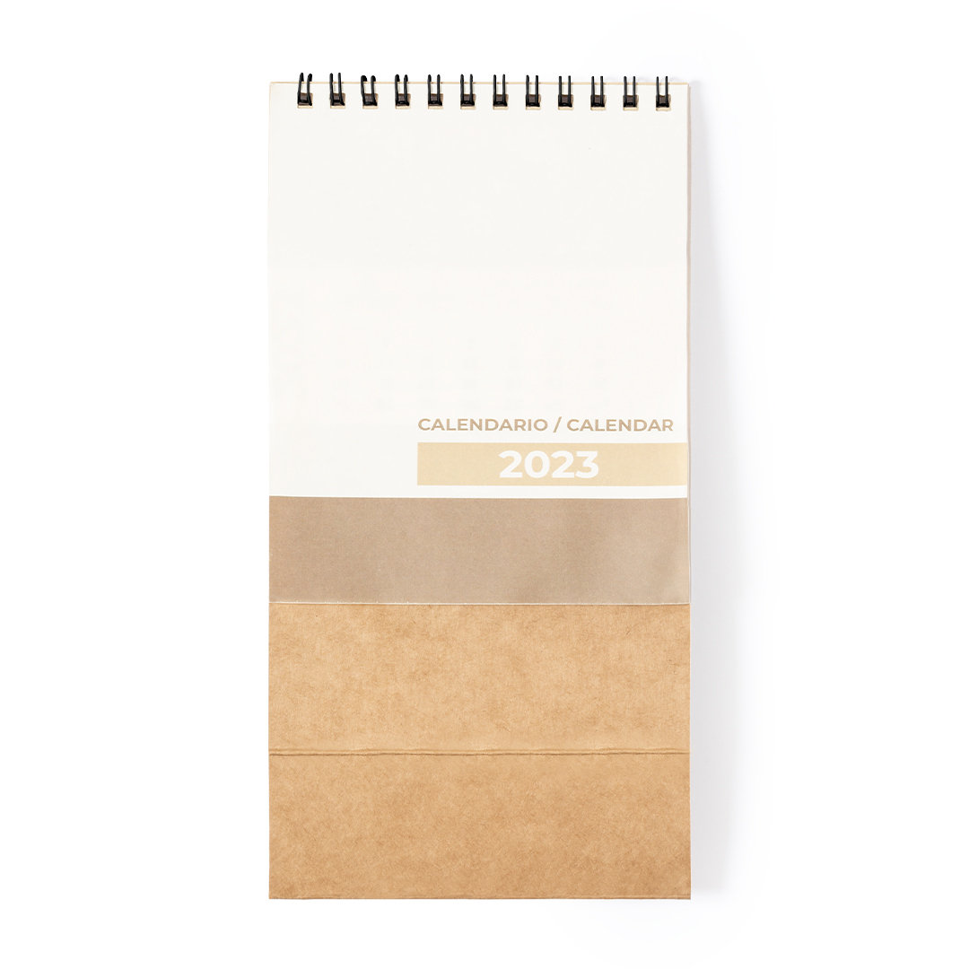 Nature Line Recycled Cardboard Desktop Calendar - Woking/Byfleet