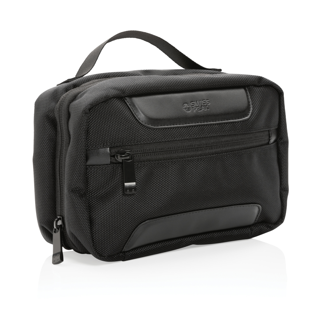 Swiss Peak AWARE™ RPET Voyager Toiletry Bag - Calshot