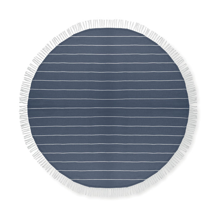 Round Cotton Hammam Beach Towel Blanket - Long Eaton