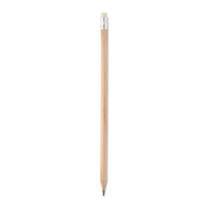 Natural pencil with eraser - Marbury