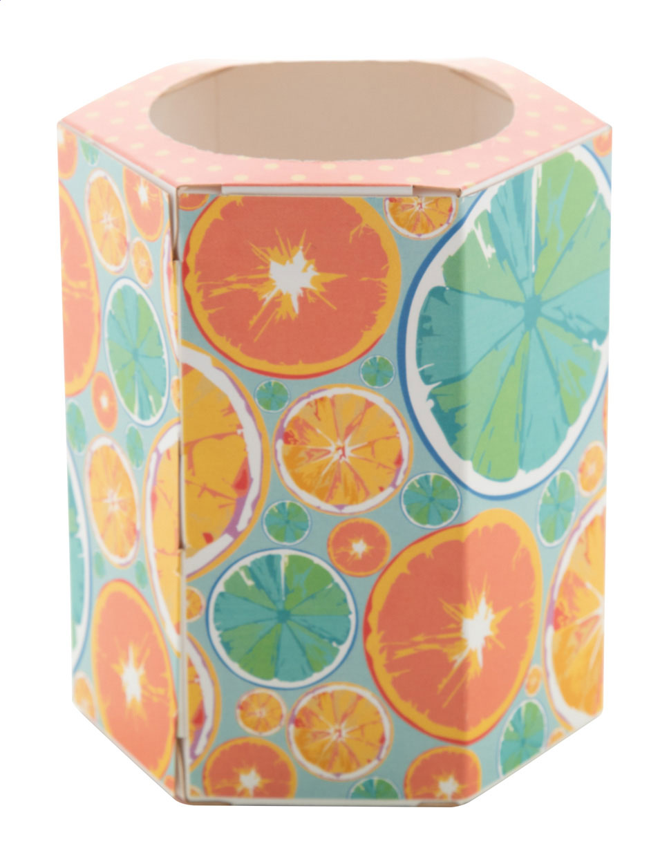 Sechseckiger Papier-Stifthalter - Gundelsheim