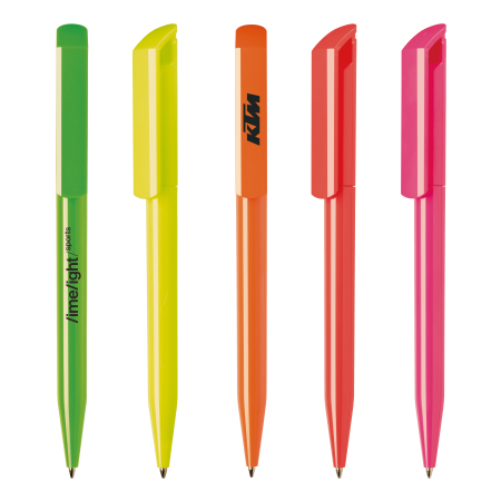 ZINK Z1 CF Glänzendes Finish Feste Fluo Farben Kugelschreiber - Borken 