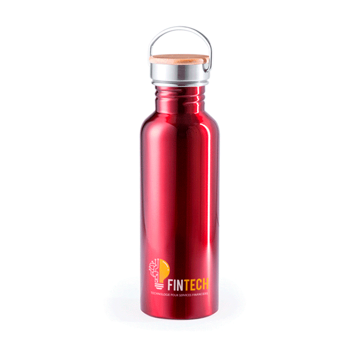 Retro Style Stainless Steel Water Bottle 800ml - Melbury Osmond