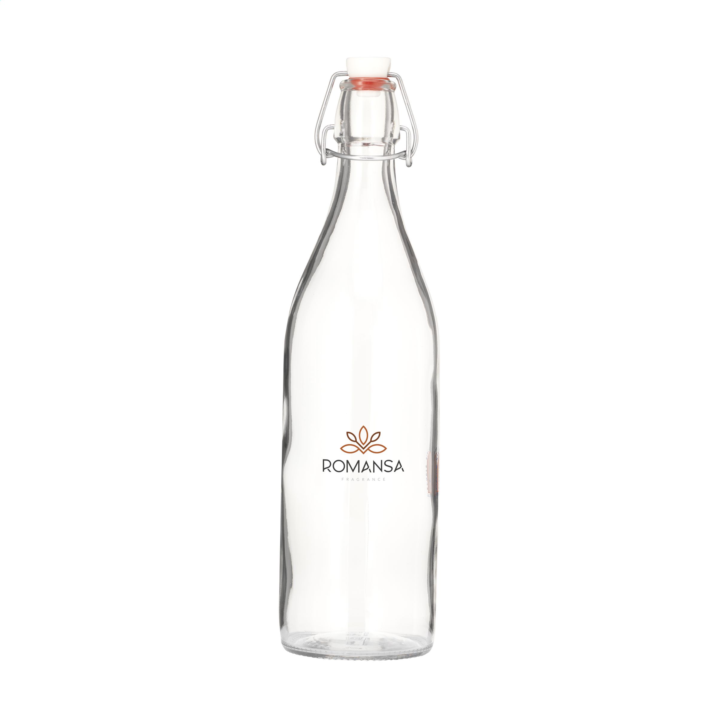 Swing-Top Glass Bottle - Wicker - Banstead