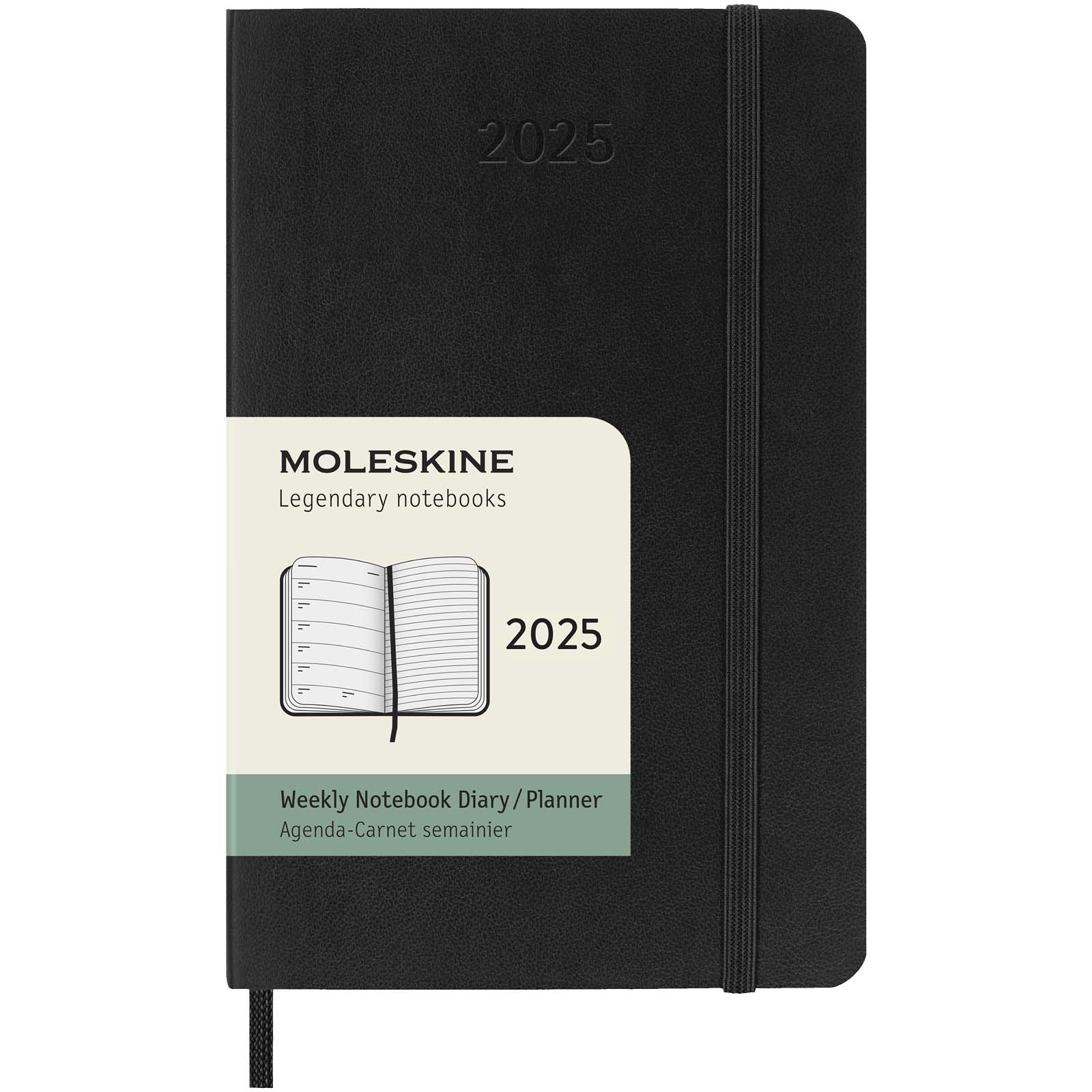 Moleskine 12-month weekly pocket diary, soft cover