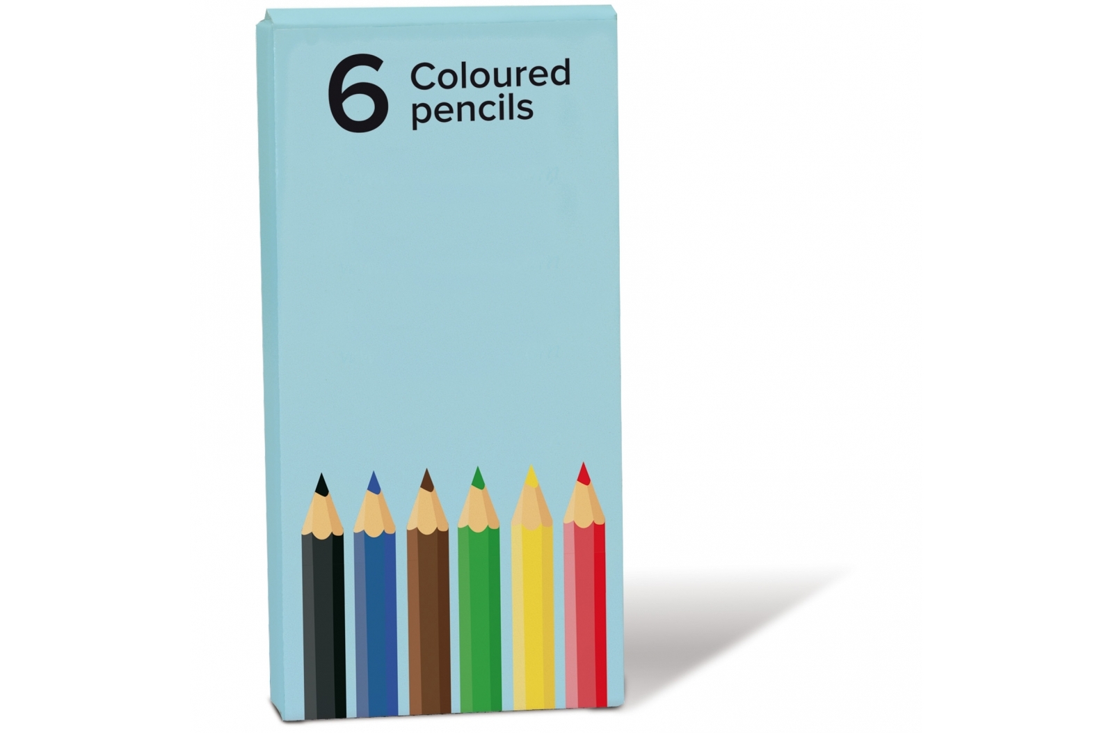 Short Colour Pencils in Customizable Cardboard Box - Ashton-under-Lyne