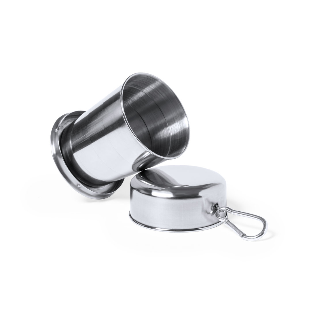 Emergency Foldable Steel Cup 220ml - Nether Stowey - Wombourne