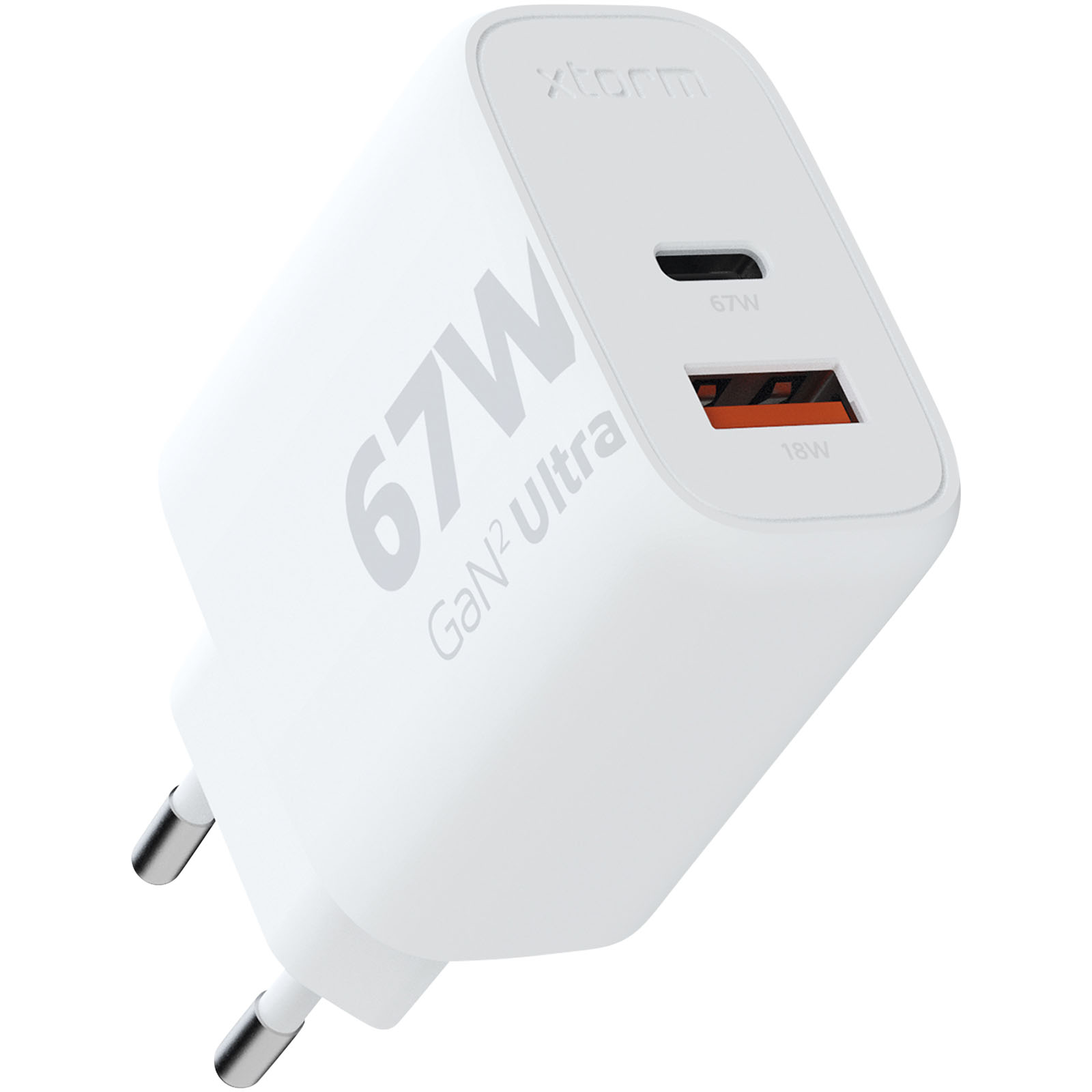 Ultra Compact 67W Dual-Port GaN Wall Charger - Portisham