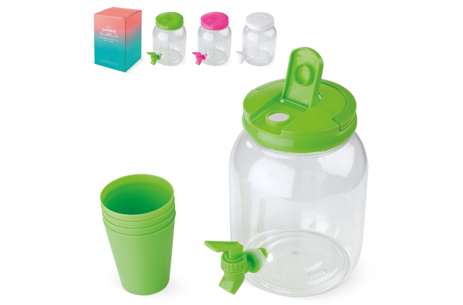 Non-Carbonated Drink Dispenser with Tap 2500ml - Churchdown