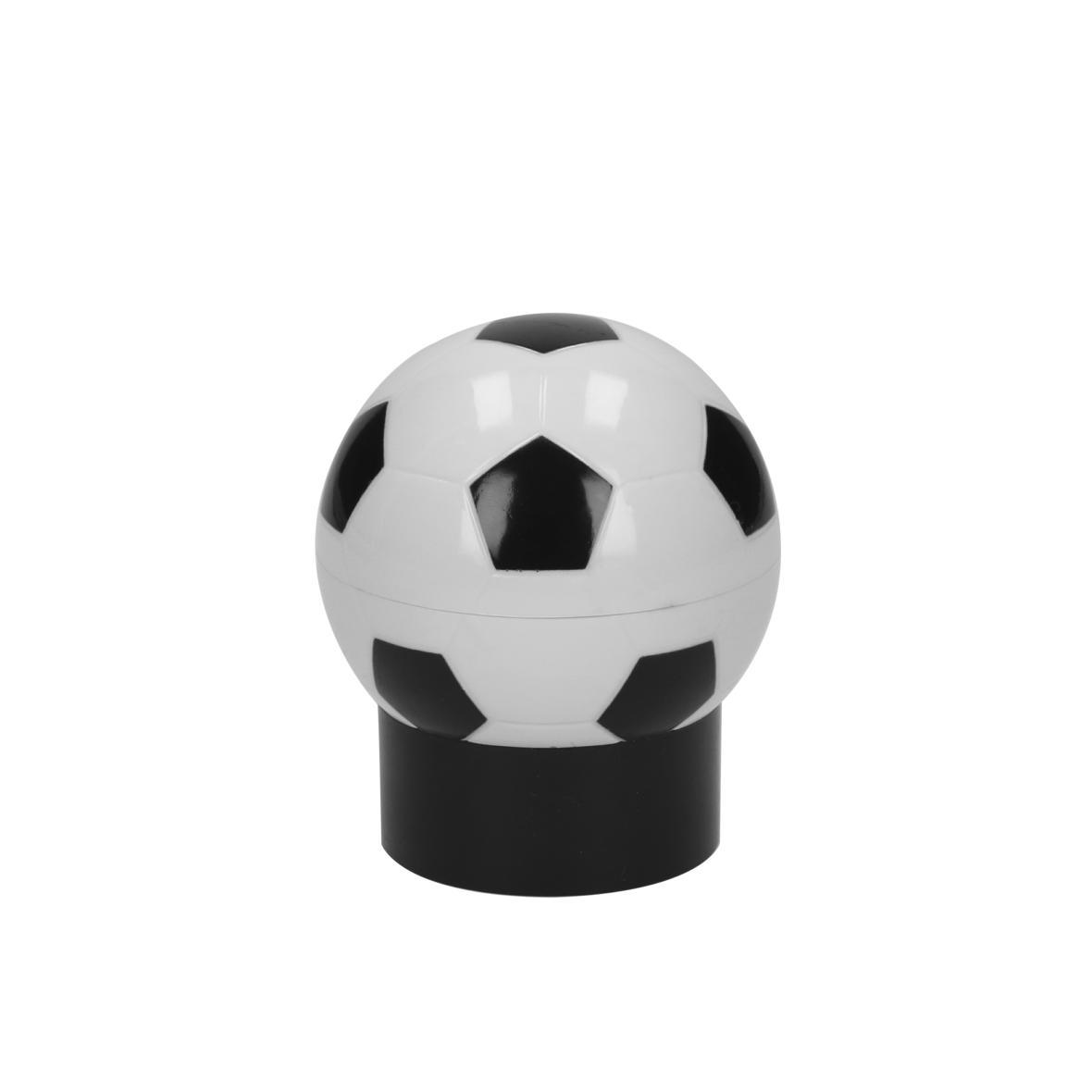 A bottle opener shaped like a football that has a push-up function - Skegness