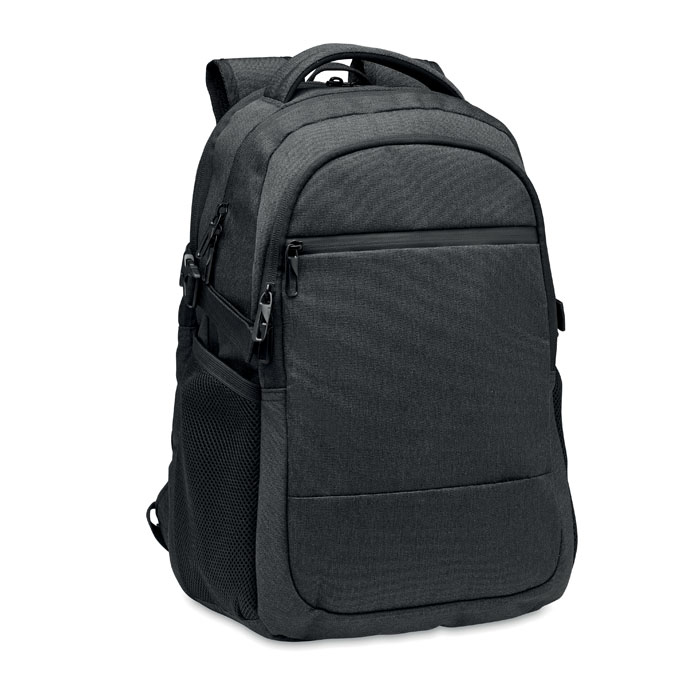 This is a 15-inch laptop backpack made from RPET polyester. The style name is Dalston. - Zeals
