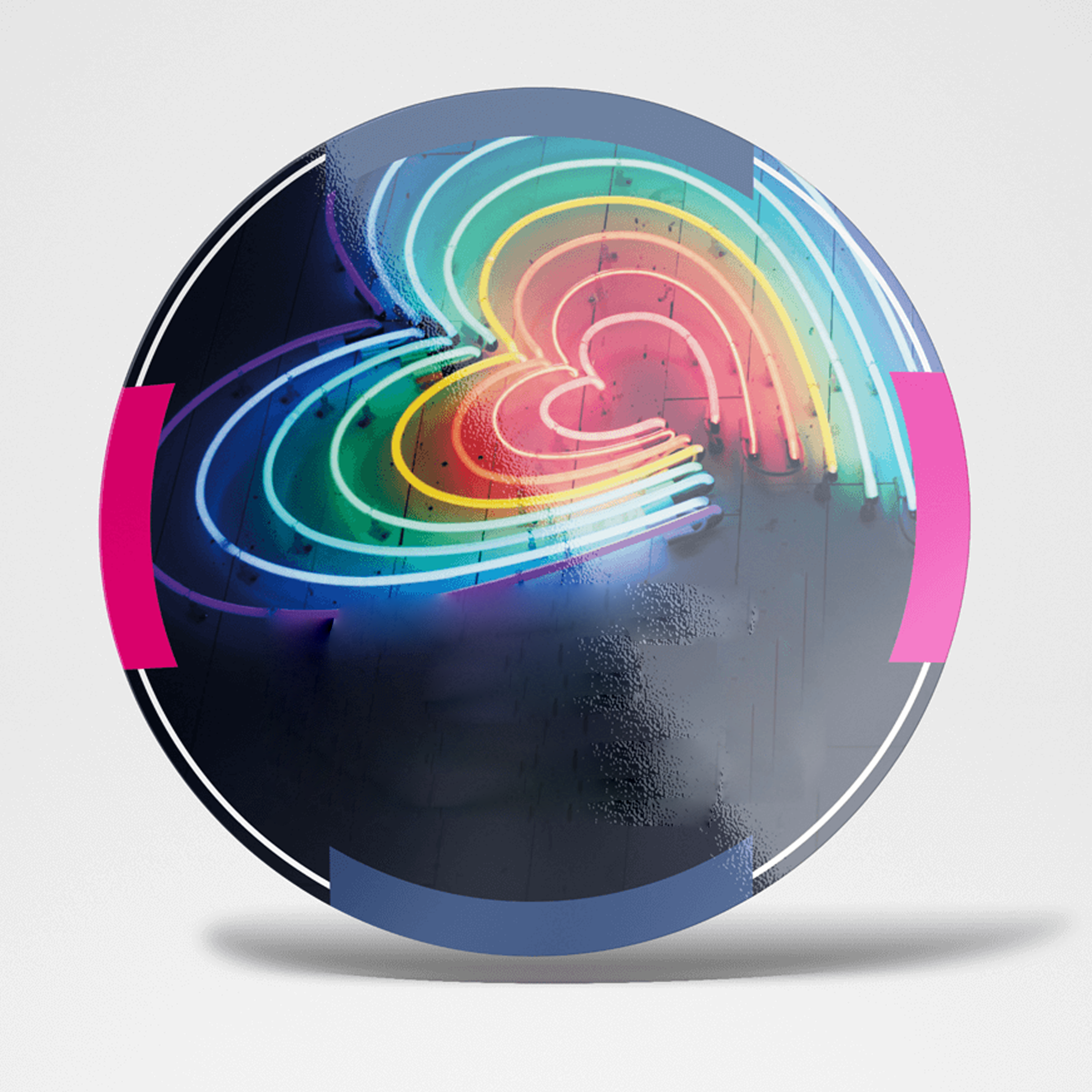 PerfectCircle UV-Proof Sticker - Bedlington printed with logo