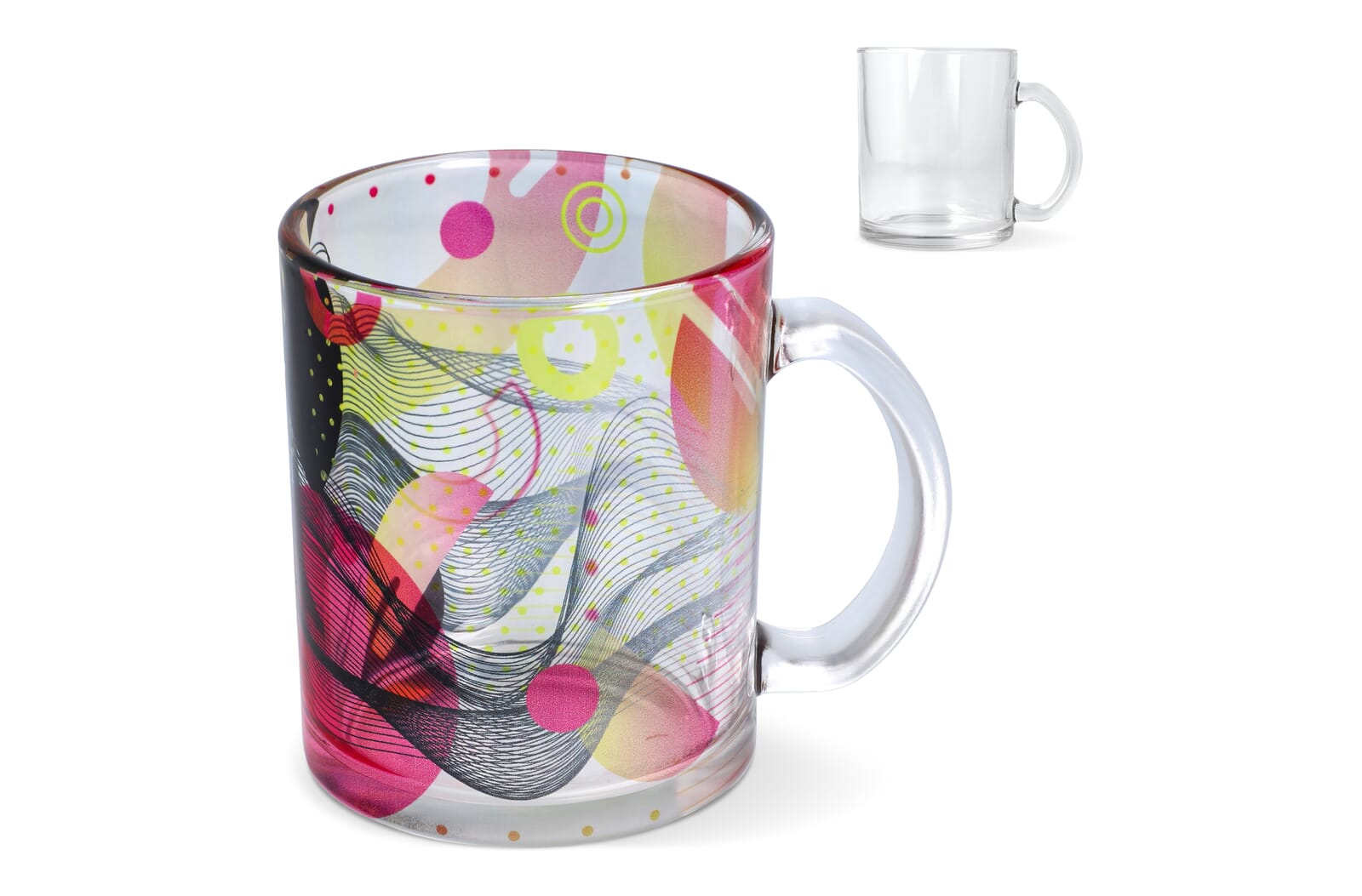 Translucent Sublimation Glass Mug 335ml - Haydock