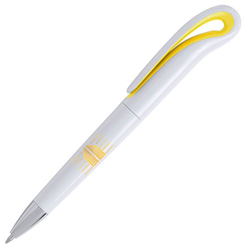 Two-toned, Twist-Action Ballpoint Pen - Syston