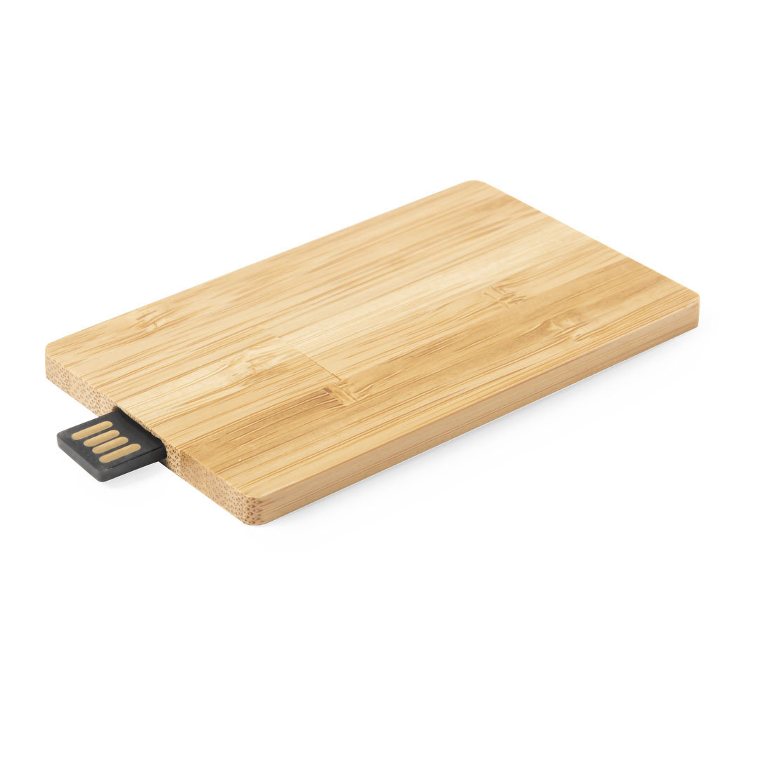 Aldworth Bamboo Foldable USB Drive - Purbeck