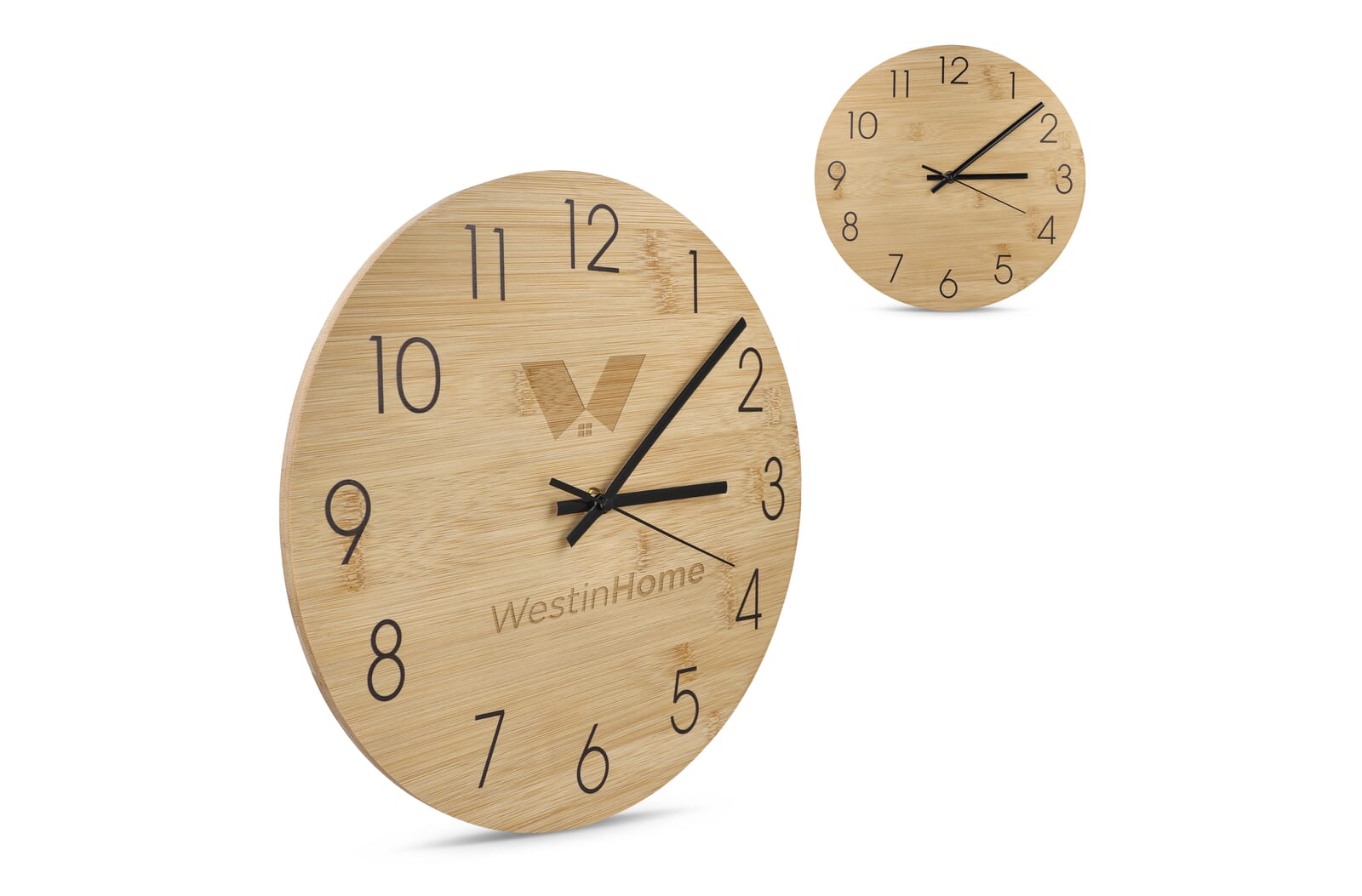 Bamboo Elegance Clock - Faversham