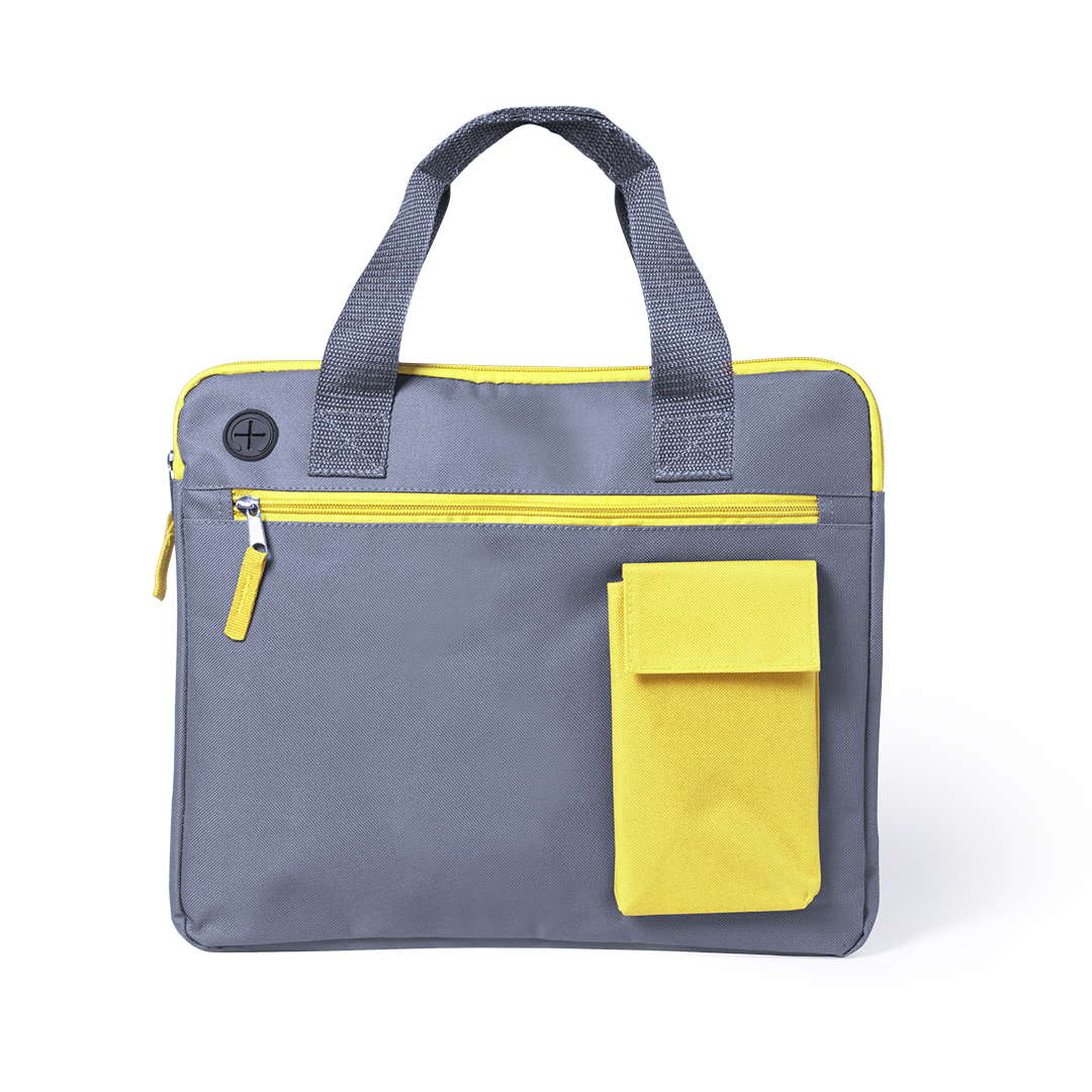 Polyester Document Bag with Zipper Closure and Front Pocket - Loch Lomond