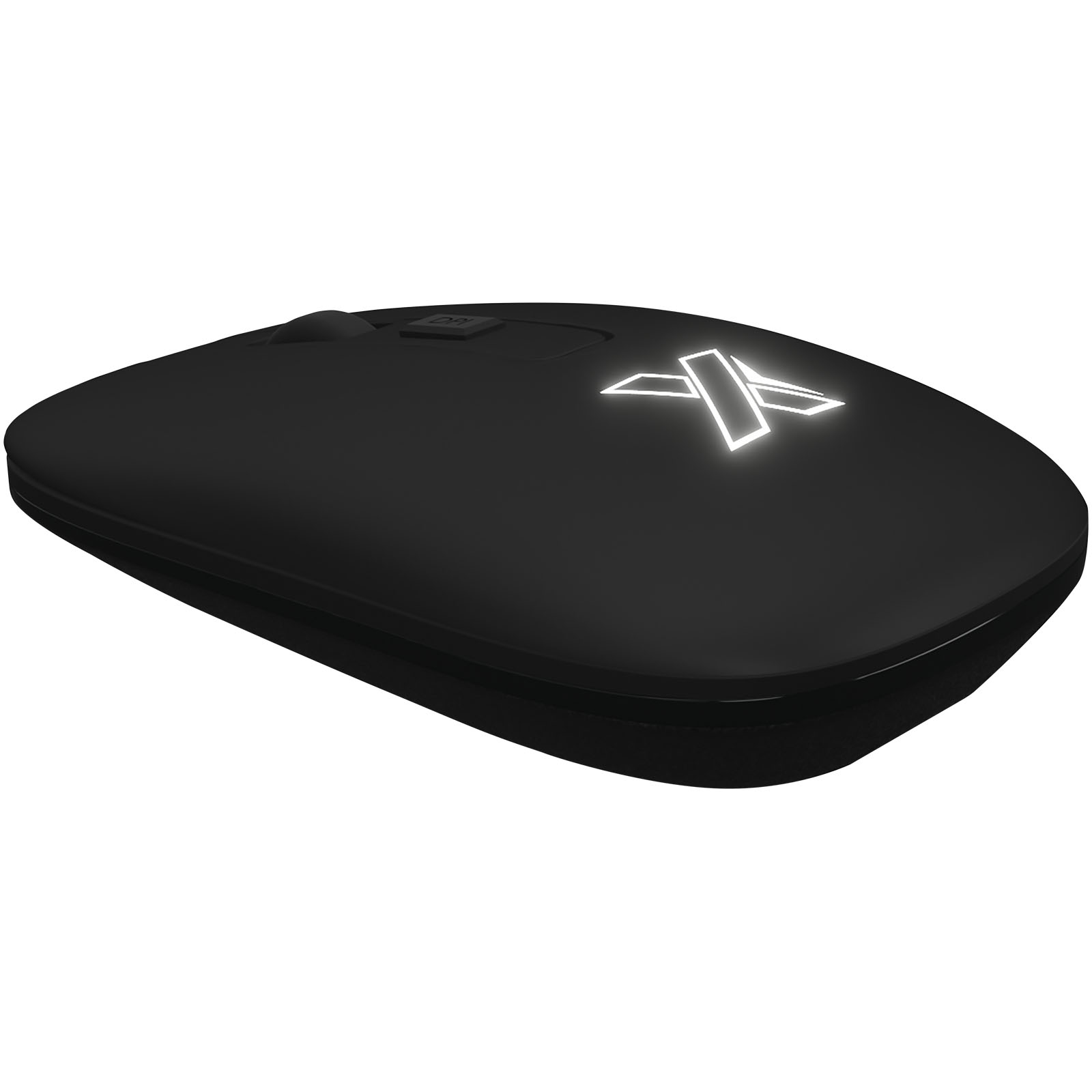 Rechargeable Wireless Mouse with Antibacterial Treatment and Light-Up Logo - Holcombe Rogus