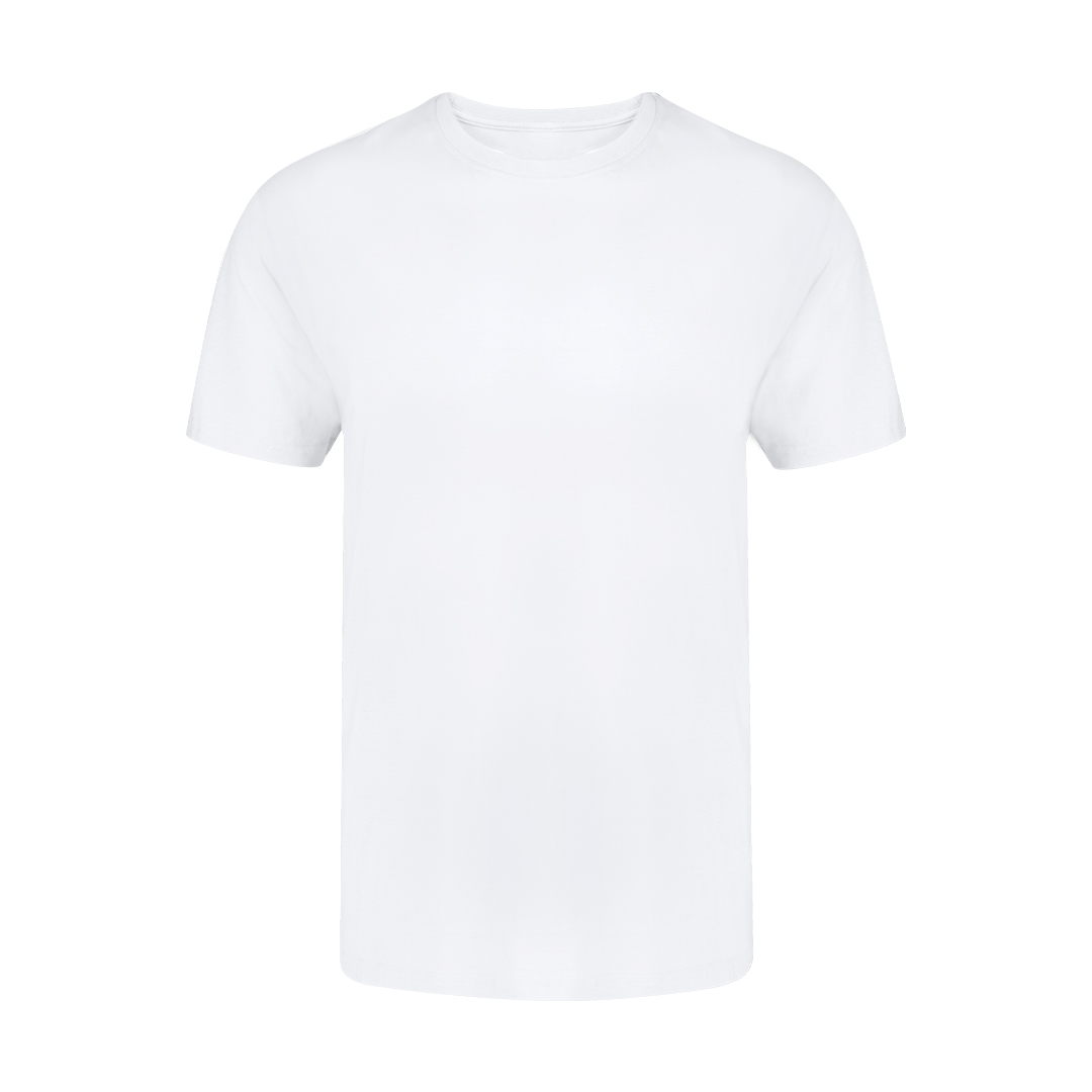White Cotton Comfort Tee - Berwick-upon-Tweed