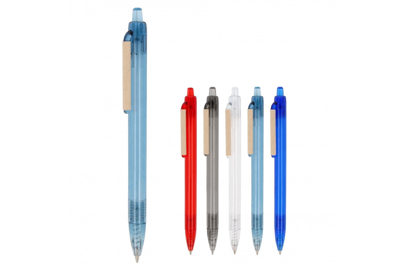 A ballpoint pen made from ocean-bound recycled paper clips - Exhall