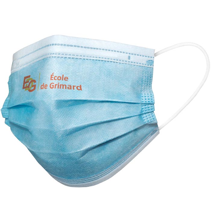 Face Mask Surgical Adults Blue