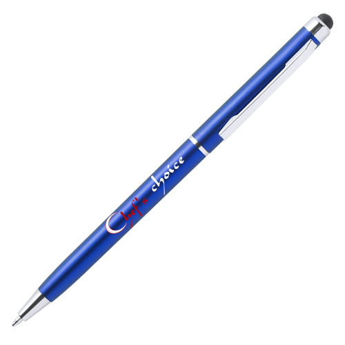 Ballpoint pen with a metallic finish and twist mechanism - Leicester