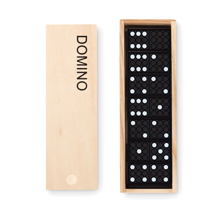 A set of Dominoes in a Wooden Box - Brighton and Hove