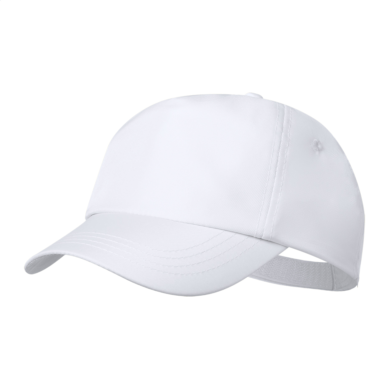 Maddux 5-panel RPET polyester baseball cap 180 g/m² with logo