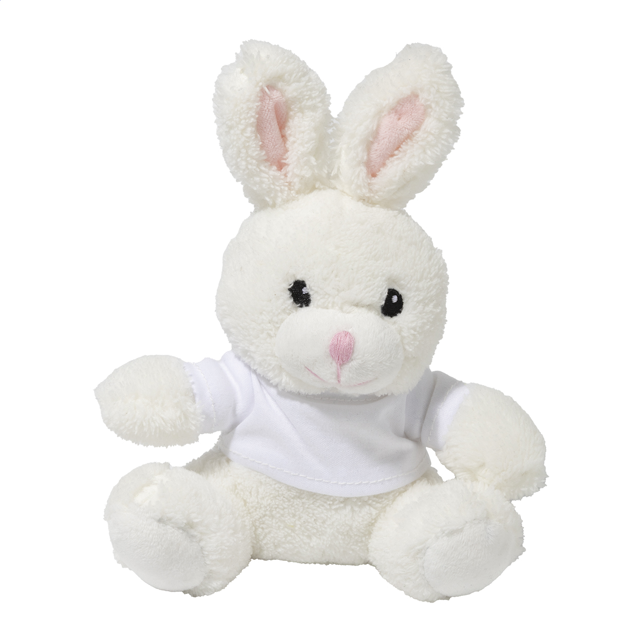 Recycled Plush Rabbit with Customizable T-shirt - Adstone