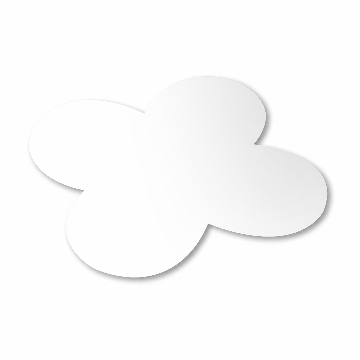 Custom Shape Single-Sided Foam Board Sign - Butterton printed with logo