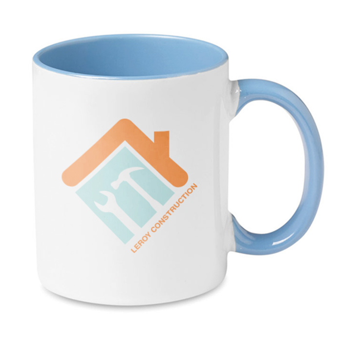 Sublimation Ceramic Mug with Coloured Handle 300ml - Balmoral