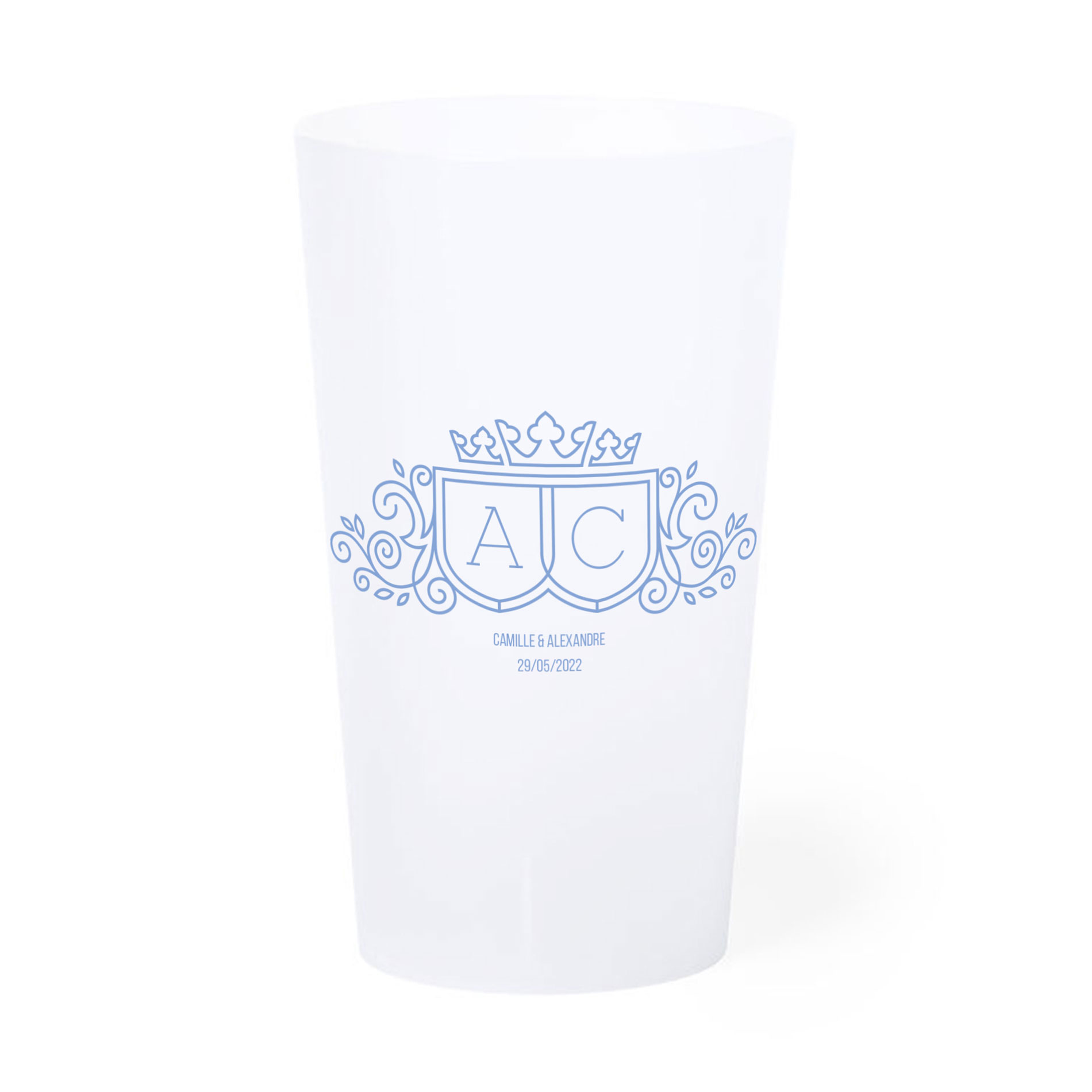 Customized wedding goblet 33 cl - Passion