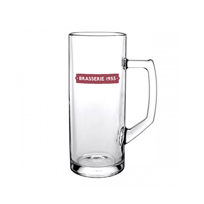 Customized beer mug, elongated shape 300 ml - Inam