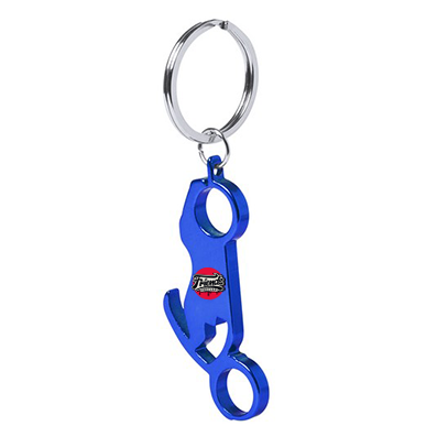 Aluminum Motorcycle Design Keychain Opener - Warwick