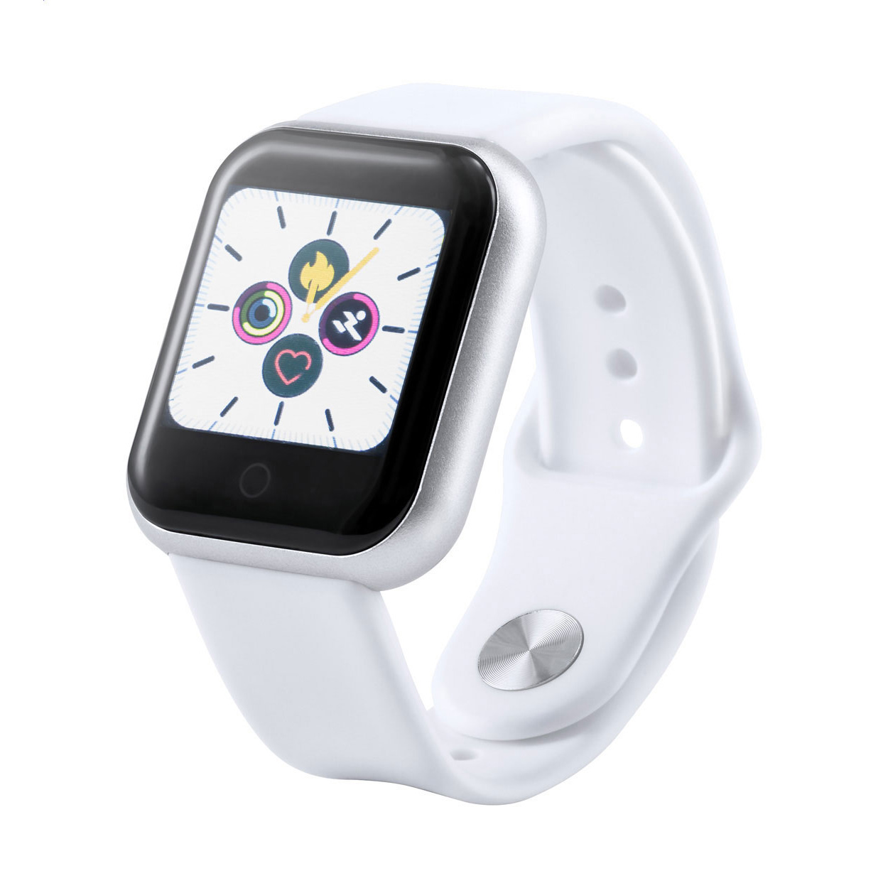 Wristo Smartwatch mit Herzfrequenz- und Blutdruckmessung und Logo bedrucken mit Logo