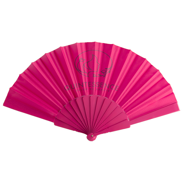Colorful Plastic Ribs Fan with Polyester Fabric - Fazeley