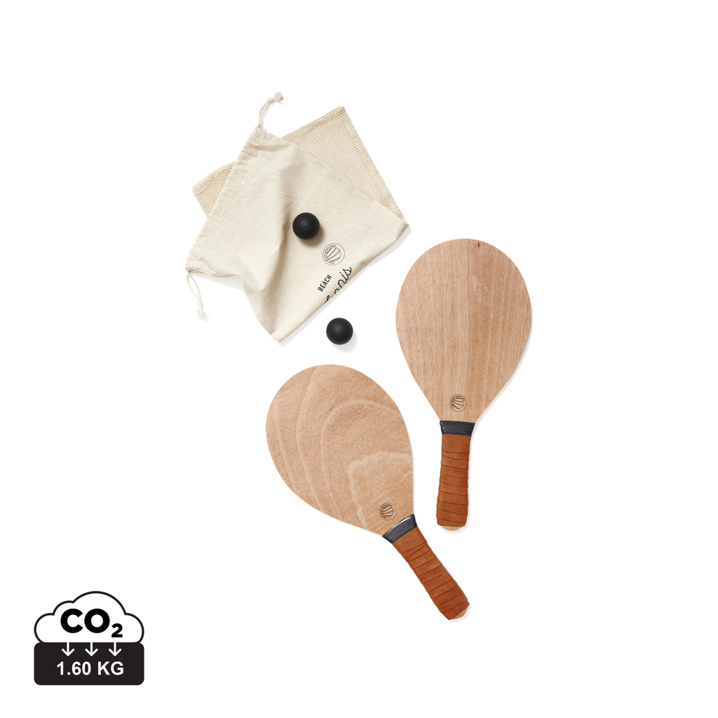 Poplar Wood Beach Tennis Set - Tottenham - Denby
