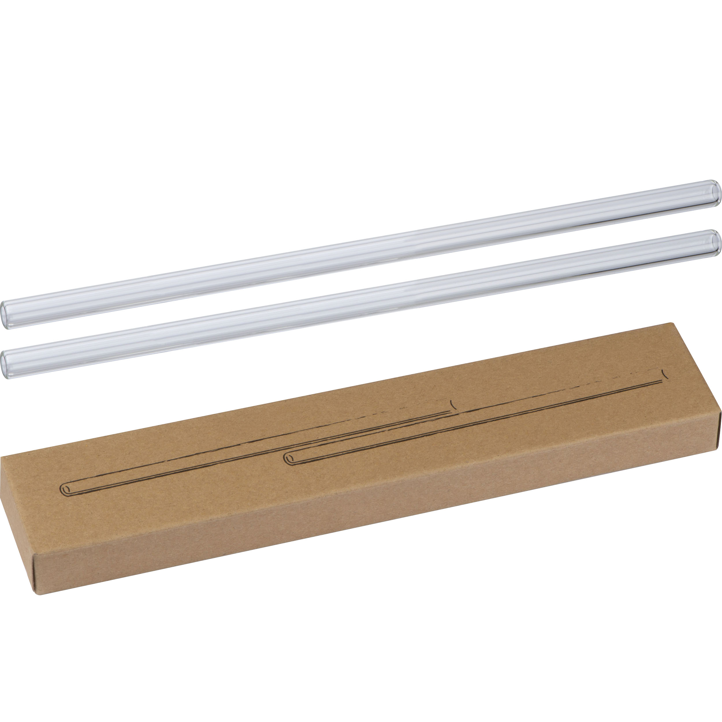 Engraved Glass Straws - Brough of Birsay