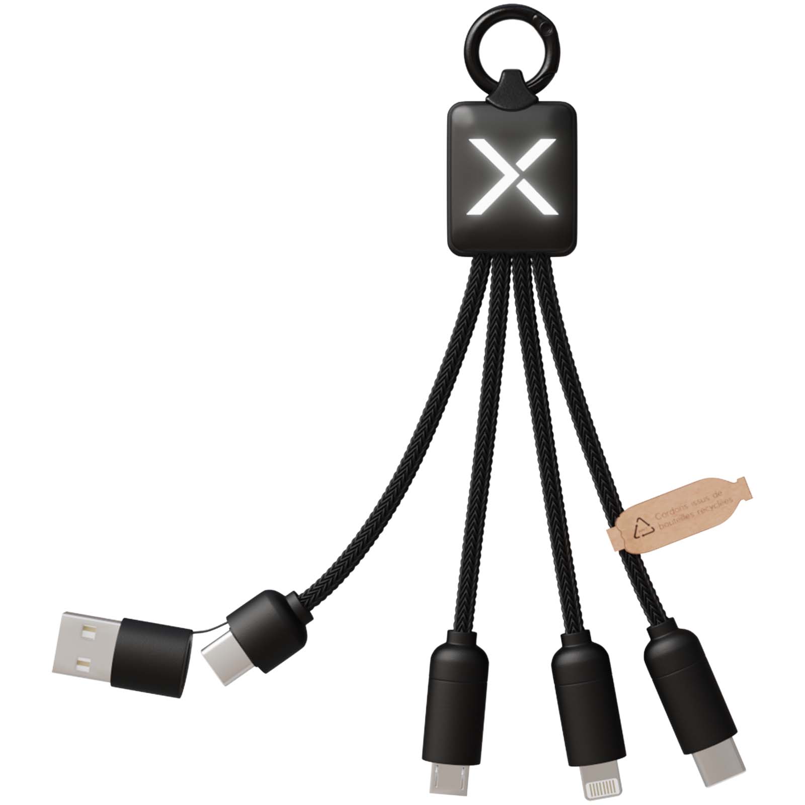 Multifunktions-Ladekabel 5-in-1 mit recyceltem Kunststoff - Oelsnitz/Vogtl.