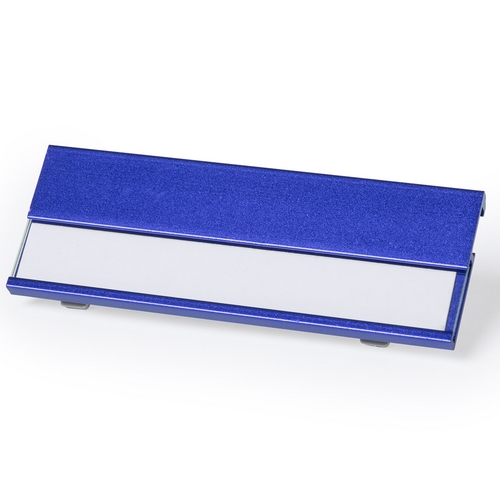 Colorful Aluminum Name Tag with Rear Hook Clip - Newbold on the Wolds