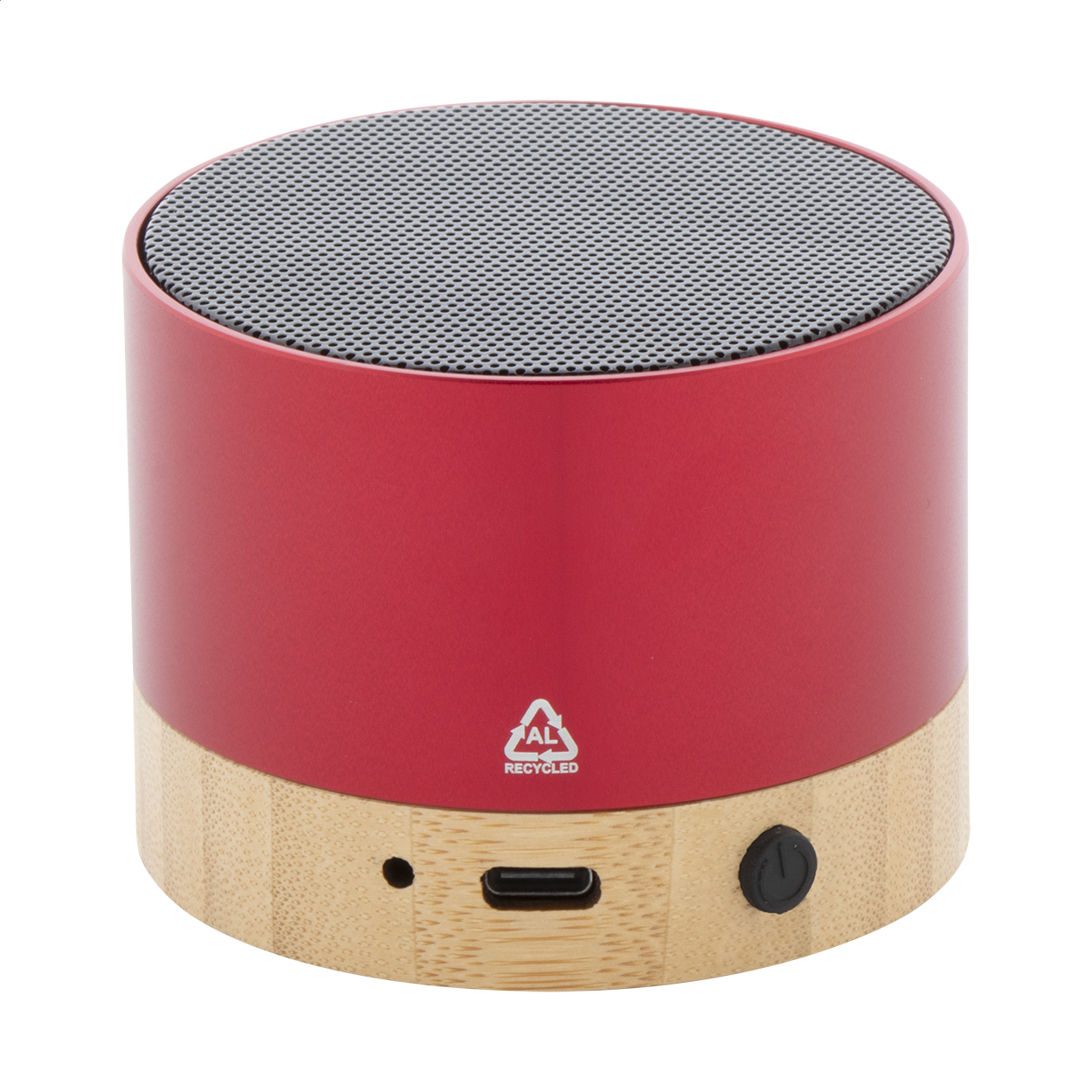 EcoGroove Wireless Speaker - Market Bosworth printed with logo
